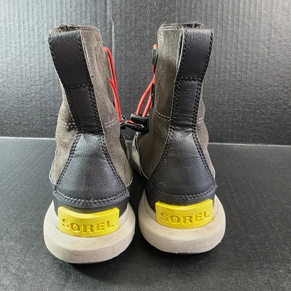 Sorel Kids Kinetic Sport Waterproof Winter Boots Quarry Red Quartz NY4897-093